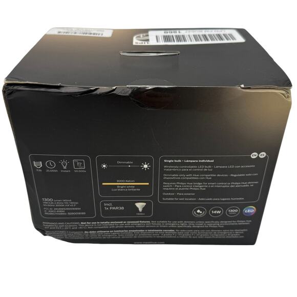 Philips Hue White Outdoor PAR38 Smart LED Bulb - 1300 Lumens, Dimmable - Picture 2 of 2